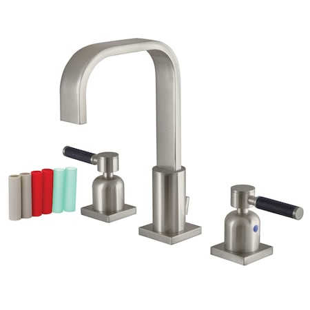 Fauceture 8" Widespread Bathroom Faucet, Brushed Nickel FSC8968DKL